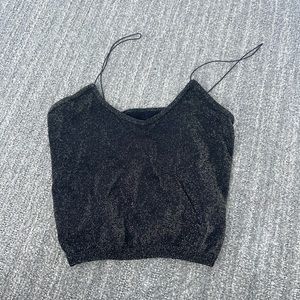 Free people sparkly tank top